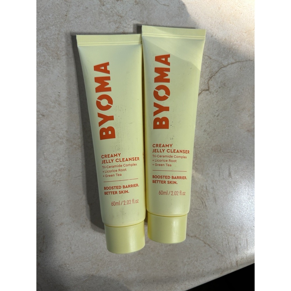 NEW 2X BYOMA Creamy Jelly Cleanser Tri-Ceramide Complex 2.02 Oz